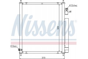 Nissens Συμπυκνωτής, σύστ. Κλιματισμού - 94734