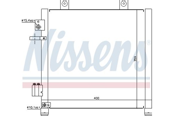 Nissens Συμπυκνωτής, σύστ. Κλιματισμού - 94739