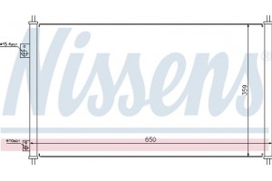 Nissens Συμπυκνωτής, σύστ. Κλιματισμού - 94771