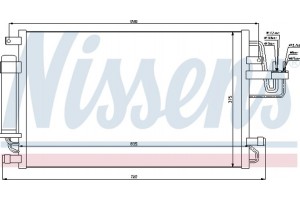 Nissens Συμπυκνωτής, σύστ. Κλιματισμού - 94801