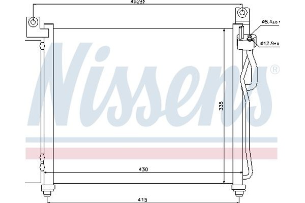 Nissens Συμπυκνωτής, σύστ. Κλιματισμού - 94828
