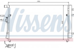 Nissens Συμπυκνωτής, σύστ. Κλιματισμού - 94868