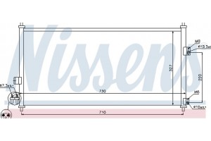 Nissens Συμπυκνωτής, σύστ. Κλιματισμού - 94889