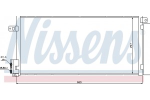 Nissens Συμπυκνωτής, σύστ. Κλιματισμού - 94899