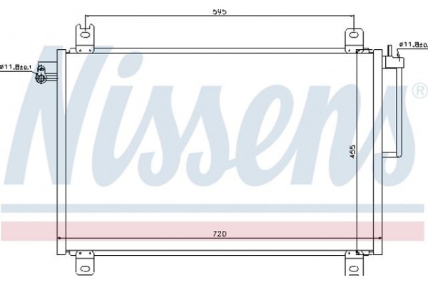 Nissens Συμπυκνωτής, σύστ. Κλιματισμού - 94913