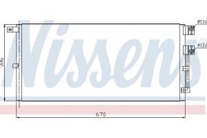 Nissens Συμπυκνωτής, σύστ. Κλιματισμού - 94916