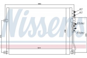 Nissens Συμπυκνωτής, σύστ. Κλιματισμού - 94931