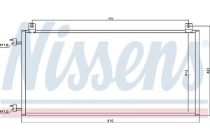 Nissens Συμπυκνωτής, σύστ. Κλιματισμού - 94967