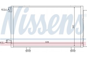 Nissens Συμπυκνωτής, σύστ. Κλιματισμού - 94979
