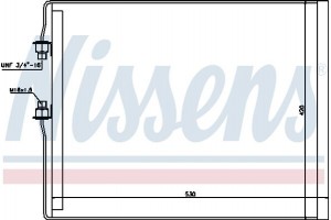 Nissens Συμπυκνωτής, σύστ. Κλιματισμού - 94990