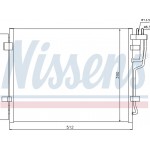 Nissens Συμπυκνωτής, σύστ. Κλιματισμού - 940007