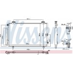 Nissens Συμπυκνωτής, σύστ. Κλιματισμού - 940013