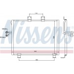 Nissens Συμπυκνωτής, σύστ. Κλιματισμού - 940017
