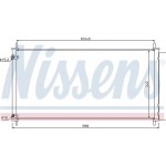 Nissens Συμπυκνωτής, σύστ. Κλιματισμού - 940036