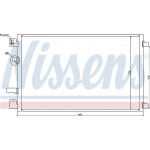 Nissens Συμπυκνωτής, σύστ. Κλιματισμού - 940040