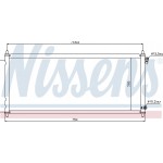 Nissens Συμπυκνωτής, σύστ. Κλιματισμού - 940051