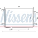 Nissens Συμπυκνωτής, σύστ. Κλιματισμού - 940054