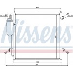 Nissens Συμπυκνωτής, σύστ. Κλιματισμού - 940068