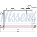Nissens Συμπυκνωτής, σύστ. Κλιματισμού - 940100