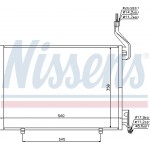 Nissens Συμπυκνωτής, σύστ. Κλιματισμού - 940107