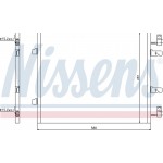 Nissens Συμπυκνωτής, σύστ. Κλιματισμού - 940147