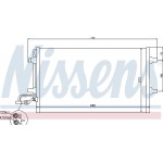Nissens Συμπυκνωτής, σύστ. Κλιματισμού - 940154