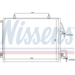 Nissens Συμπυκνωτής, σύστ. Κλιματισμού - 940166