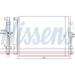 Nissens Συμπυκνωτής, σύστ. Κλιματισμού - 940217