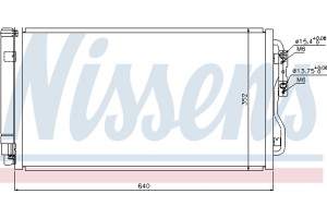 Nissens Συμπυκνωτής, σύστ. Κλιματισμού - 940236