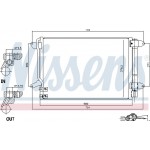 Nissens Συμπυκνωτής, σύστ. Κλιματισμού - 940238