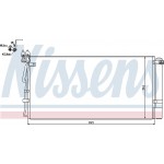Nissens Συμπυκνωτής, σύστ. Κλιματισμού - 940250