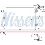 Nissens Συμπυκνωτής, σύστ. Κλιματισμού - 940256