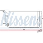 Nissens Συμπυκνωτής, σύστ. Κλιματισμού - 940259