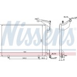 Nissens Συμπυκνωτής, σύστ. Κλιματισμού - 940285