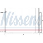 Nissens Συμπυκνωτής, σύστ. Κλιματισμού - 940298
