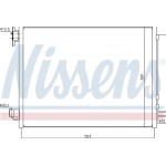 Nissens Συμπυκνωτής, σύστ. Κλιματισμού - 940321