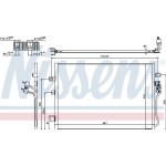 Nissens Συμπυκνωτής, σύστ. Κλιματισμού - 940342