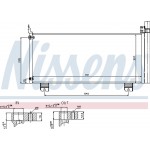 Nissens Συμπυκνωτής, σύστ. Κλιματισμού - 940344