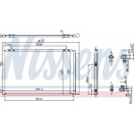 Nissens Συμπυκνωτής, σύστ. Κλιματισμού - 940349