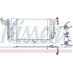 Nissens Συμπυκνωτής, σύστ. Κλιματισμού - 940355