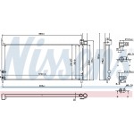 Nissens Συμπυκνωτής, σύστ. Κλιματισμού - 940361