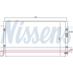 Nissens Συμπυκνωτής, σύστ. Κλιματισμού - 940366