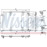 Nissens Συμπυκνωτής, σύστ. Κλιματισμού - 940373