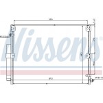 Nissens Συμπυκνωτής, σύστ. Κλιματισμού - 940375
