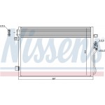 Nissens Συμπυκνωτής, σύστ. Κλιματισμού - 940379