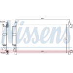 Nissens Συμπυκνωτής, σύστ. Κλιματισμού - 940382