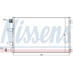 Nissens Συμπυκνωτής, σύστ. Κλιματισμού - 940402