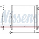 Nissens Συμπυκνωτής, σύστ. Κλιματισμού - 940408