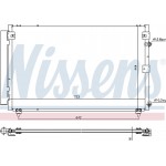 Nissens Συμπυκνωτής, σύστ. Κλιματισμού - 940433