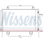 Nissens Συμπυκνωτής, σύστ. Κλιματισμού - 940434